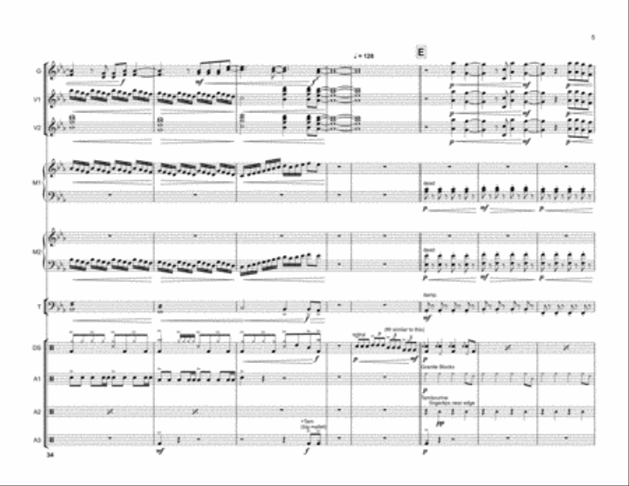 Titanium Titanium Percussion Ensemble scores gallery preview page 6