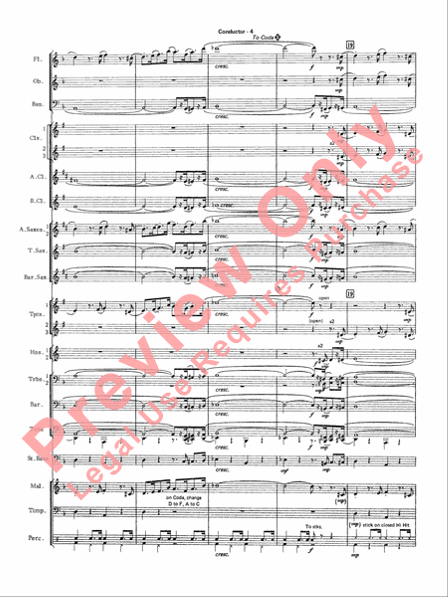 The Pink Panther The Pink Panther Concert Band scores gallery preview page 7
