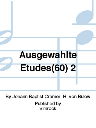 Book cover for Ausgewahlte Etudes(60) 2