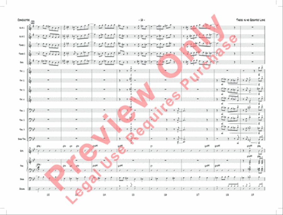 There Is No Greater Love Jazz Ensemble scores gallery preview page 19