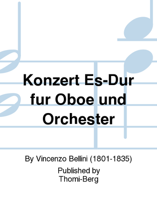 Book cover for Konzert Es-Dur fur Oboe und Orchester