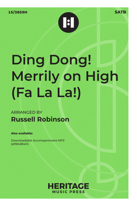 Book cover for Ding Dong! Merrily on High (Fa La La!)