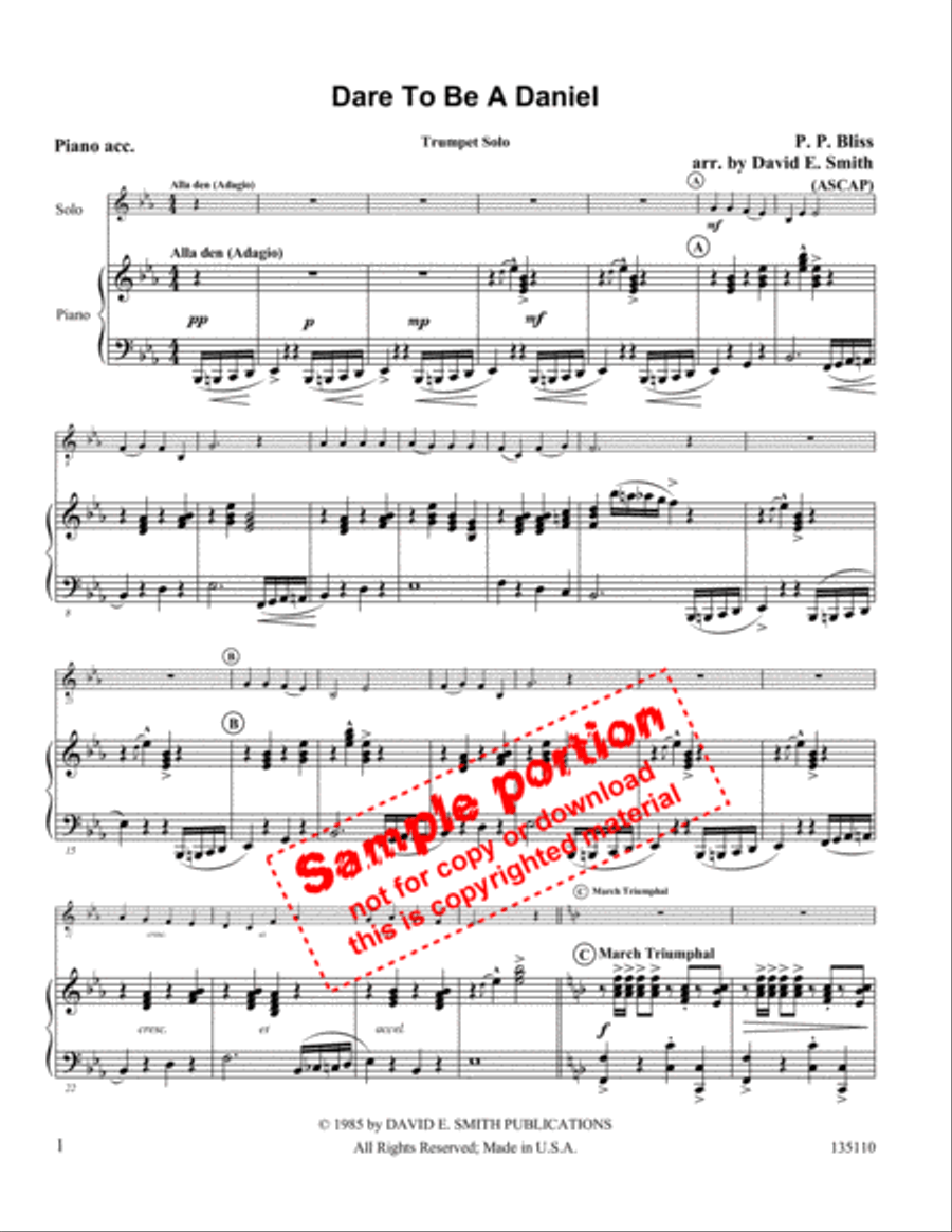Dare To Be A Daniel Flute scores gallery preview page 2