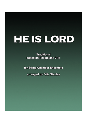 Book cover for He Is Lord - String Chamber Ensemble