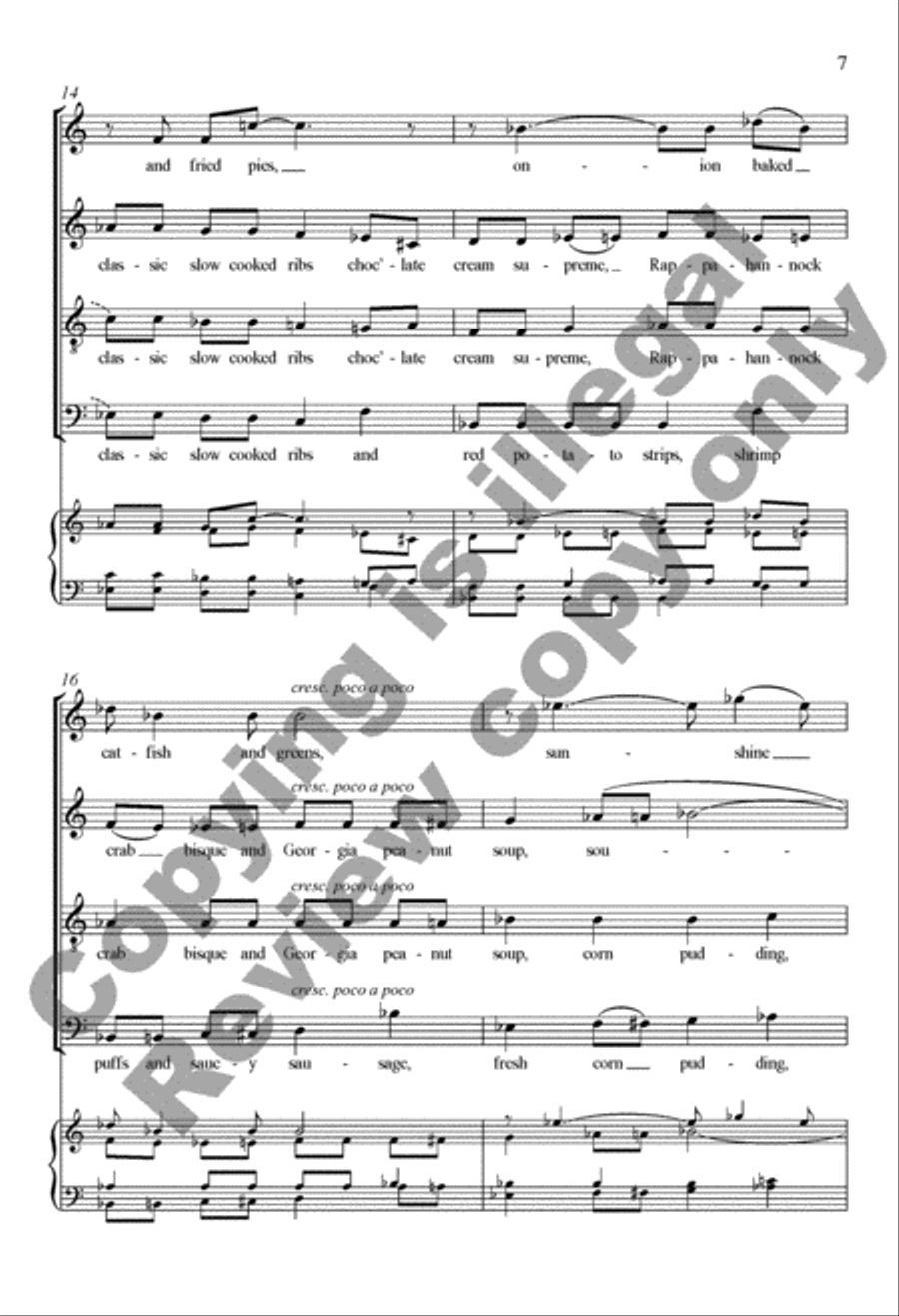 Due South (Complete Collection) 4-Part scores gallery preview page 7
