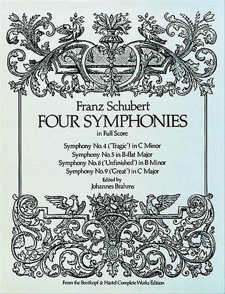 Four Symphonies in Full Score Full Orchestra scores gallery preview page 1