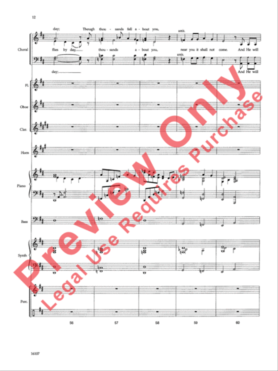 On Eagle's Wings On Eagle's Wings Choir scores gallery preview page 13