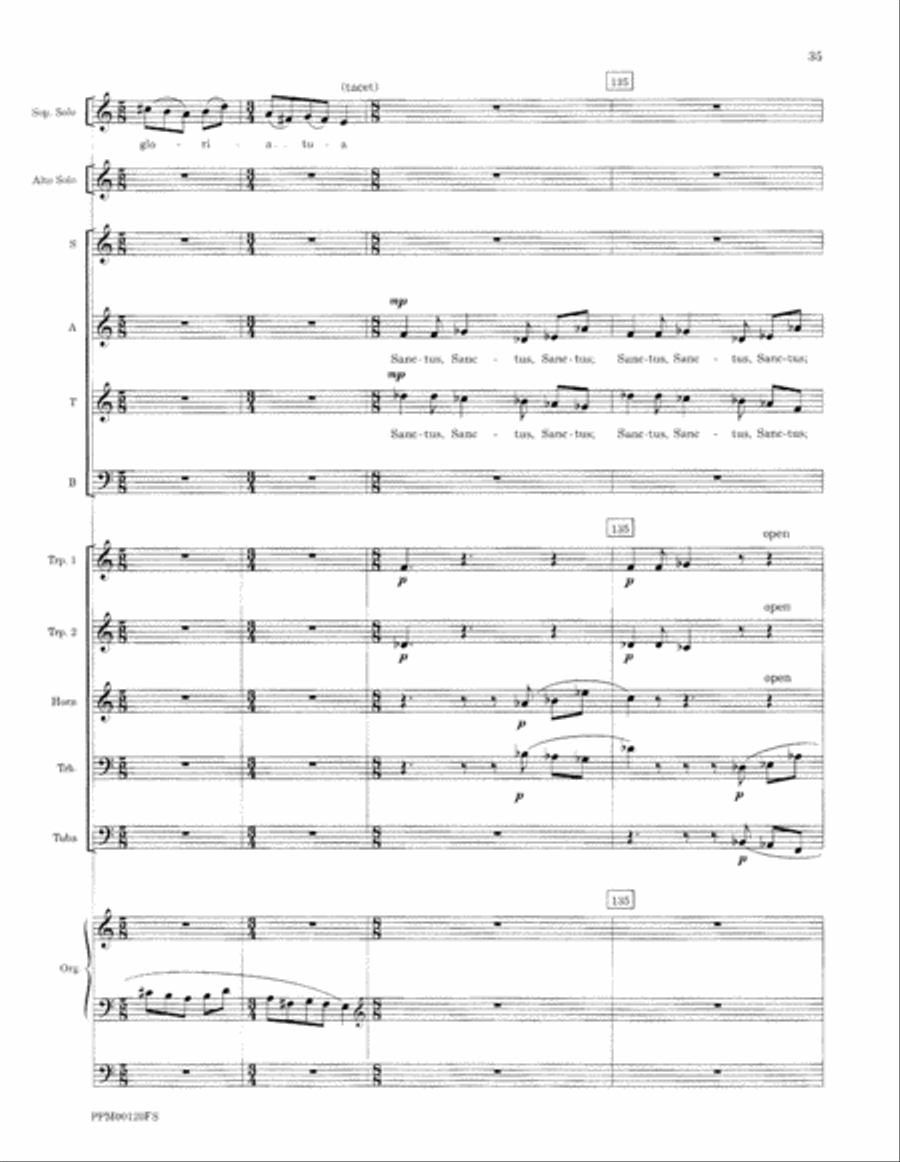 Transfiguration: An Ecumenical Mass - Full Score Divisi scores gallery preview page 38