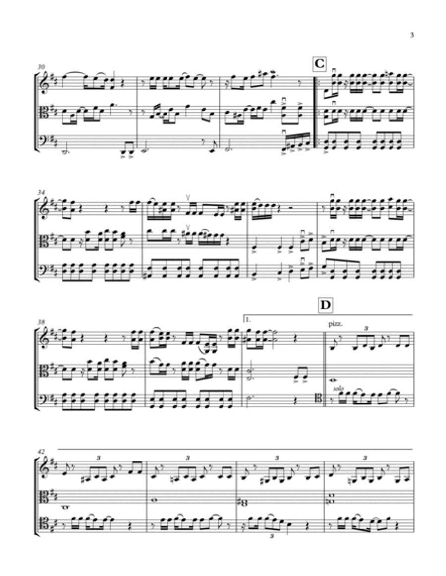 Hotel California Hotel California String Trio scores gallery preview page 3
