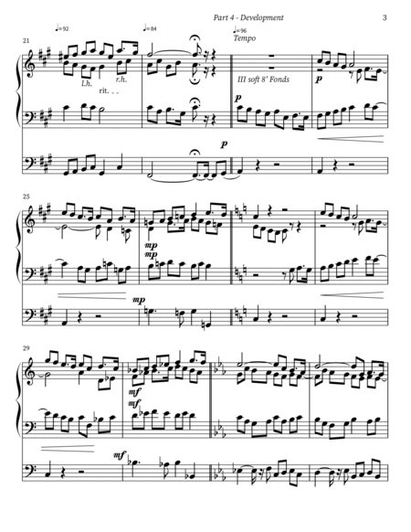 Prelude and Fugue in a minor for Organ