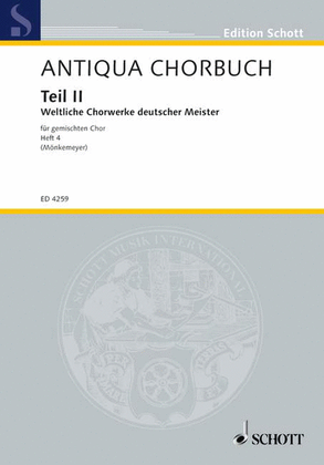 Book cover for Antiqua Chorbuch Secular Vol 4