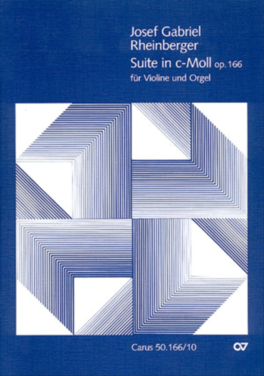 Suite in C minor by Josef Gabriel Rheinberger Violin - Sheet Music