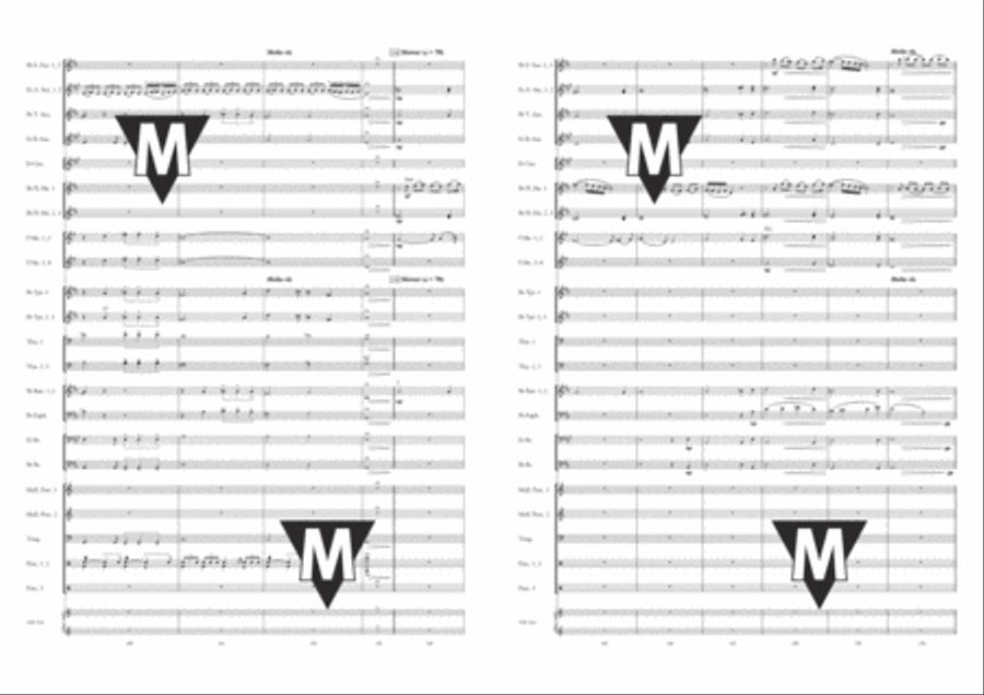 The Story of Anne Frank Fanfare Band scores gallery preview page 15