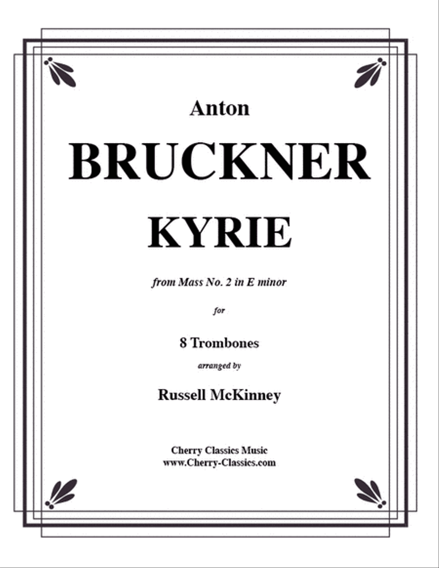 Kyrie from Mass No. 2 in E minor Trombone scores gallery preview page 1