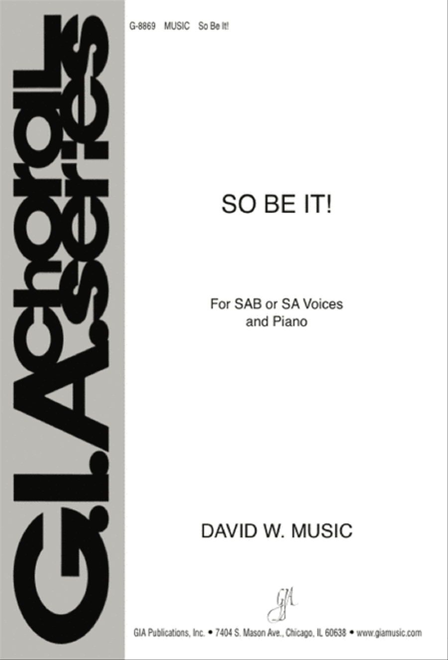 So Be It! SA scores gallery preview page 1