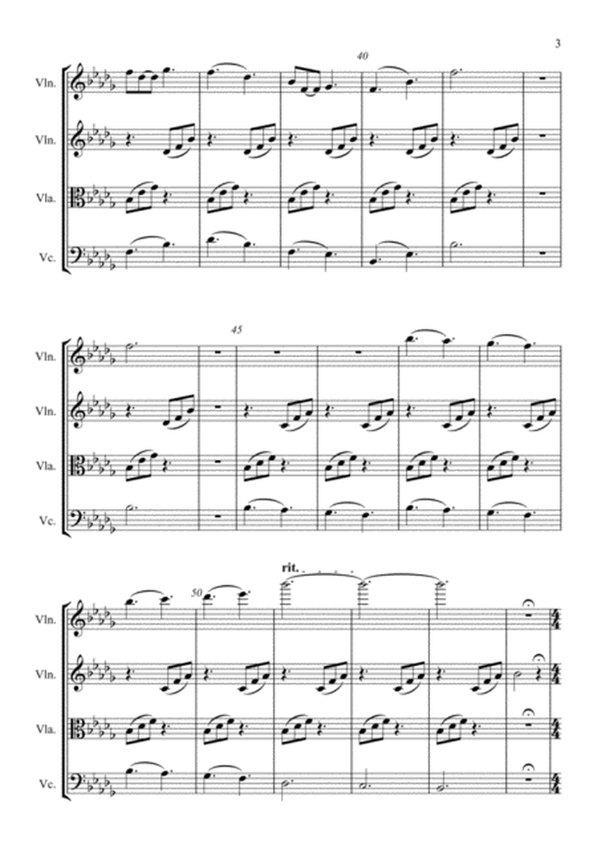 String Quartet No. 3 - 2nd movement image number null