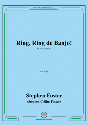 S. Foster-Ring,Ring de Banjo!,in B Major