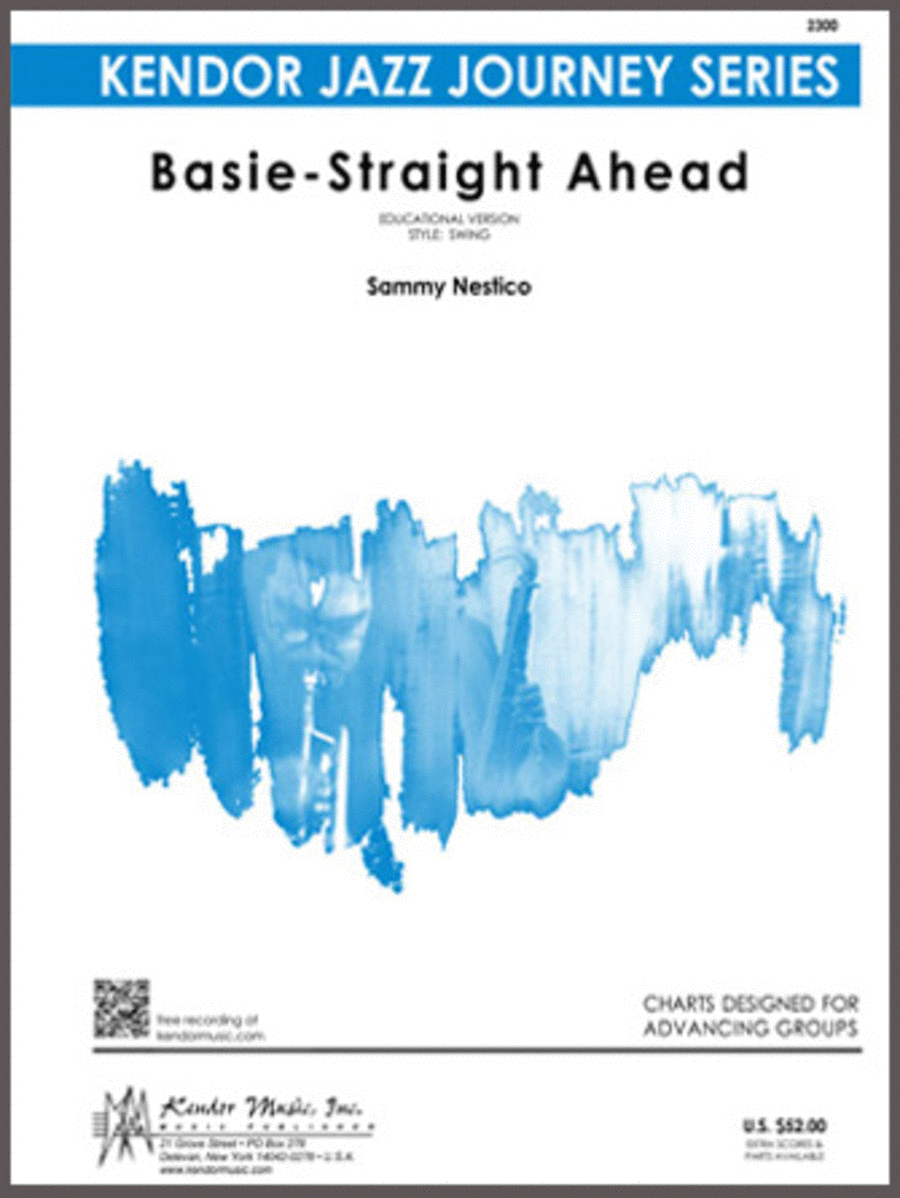 Basie-Straight Ahead (Educational Version - Simplified) Jazz Ensemble scores gallery preview page 1