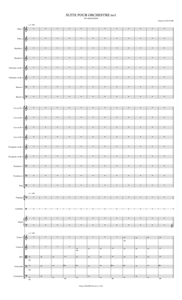Suite pour orchestre no.1 - 1er mouvement