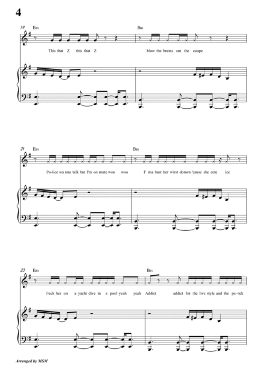 I'm Fine (feat. Travis Scott) Voice scores gallery preview page 6