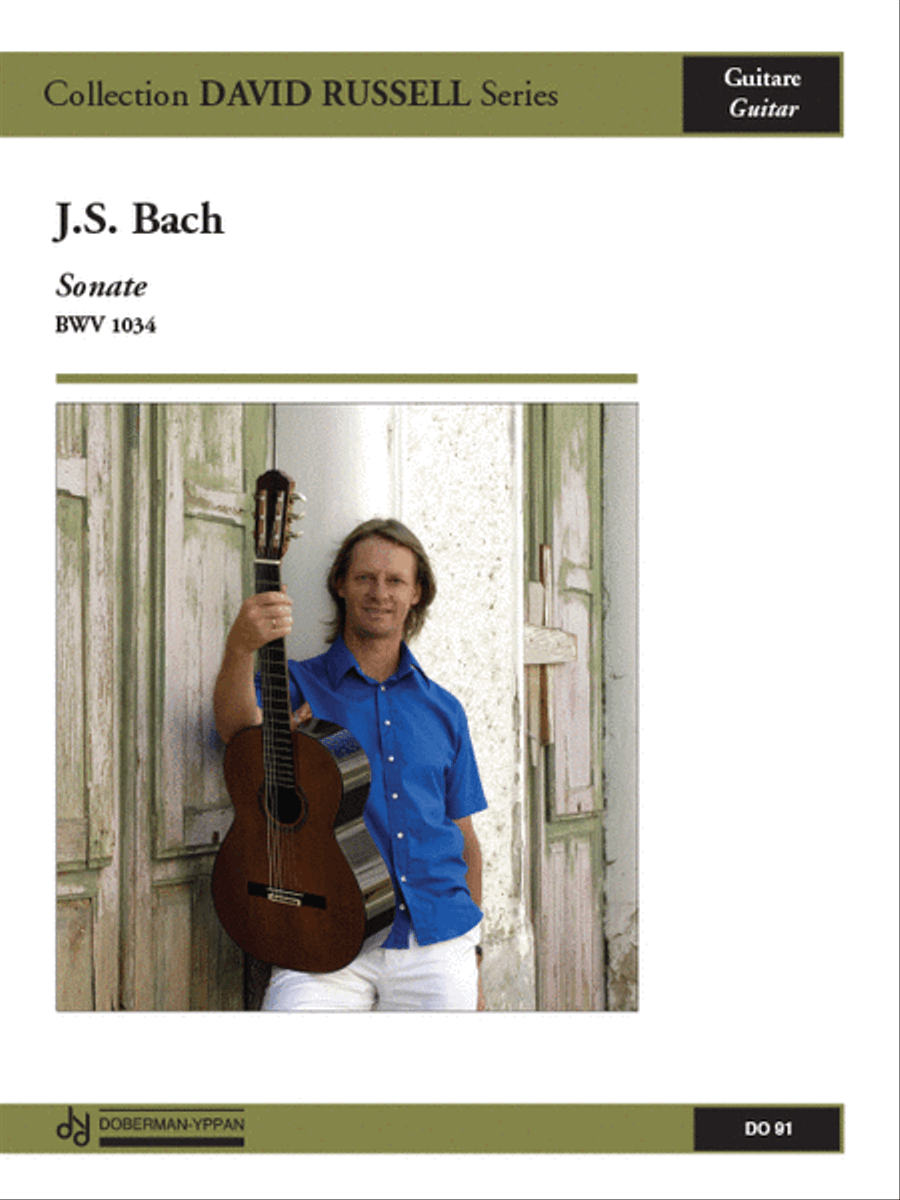Sonate BWV 1034 Classical Guitar scores gallery preview page 1
