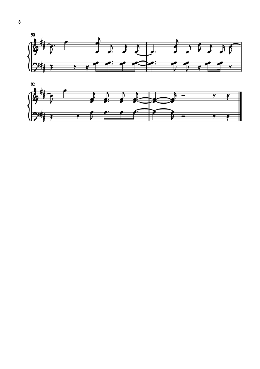 Echo Piano Solo scores gallery preview page 6