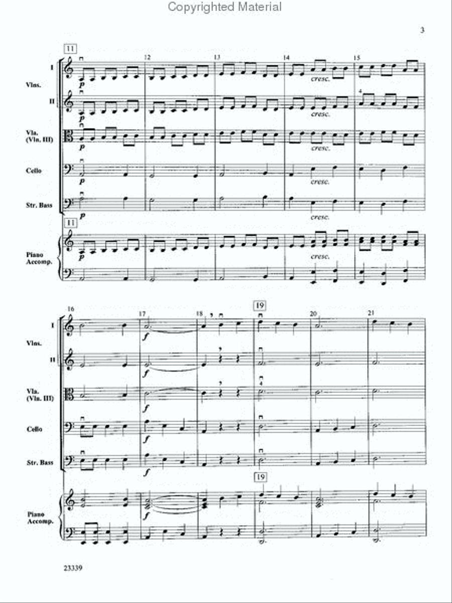 Nightrider Nightrider String Orchestra scores gallery preview page 3
