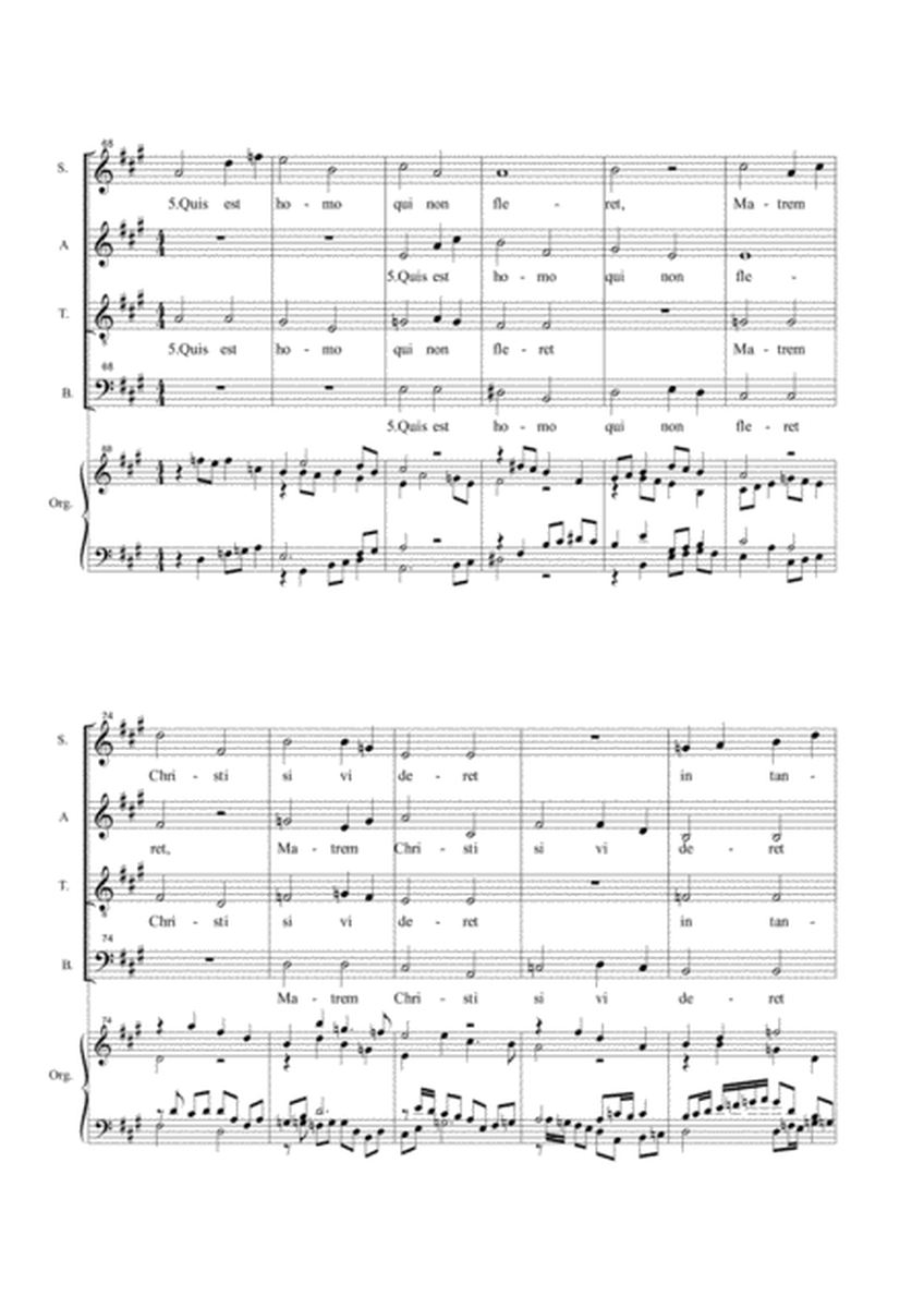 STABAT MATER - Tagliabue - For Flute, SATB Choir and Organ image number null