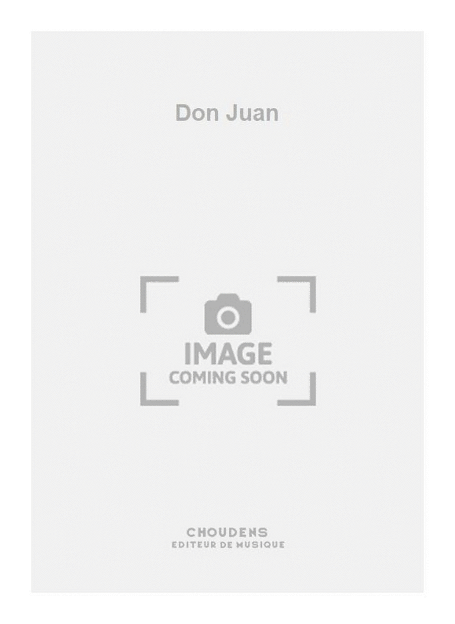 Don Juan Don Juan Voice Solo scores gallery preview page 1