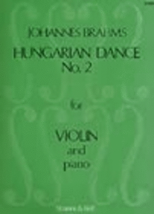 Book cover for Brahms - Hungarian Dance No 2 Violin/Piano