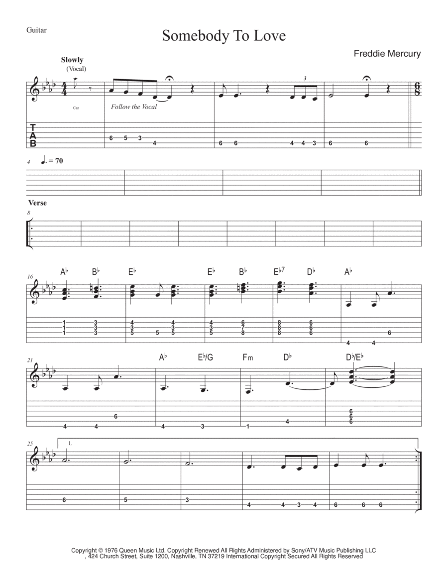 Somebody To Love Somebody To Love Jazz Ensemble scores gallery preview page 1