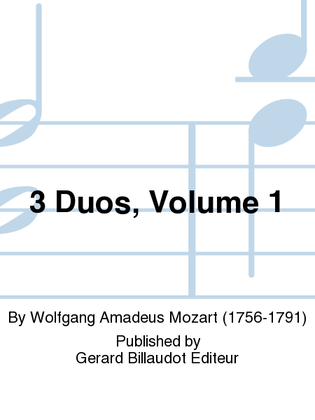 3 Duos, Volume 1