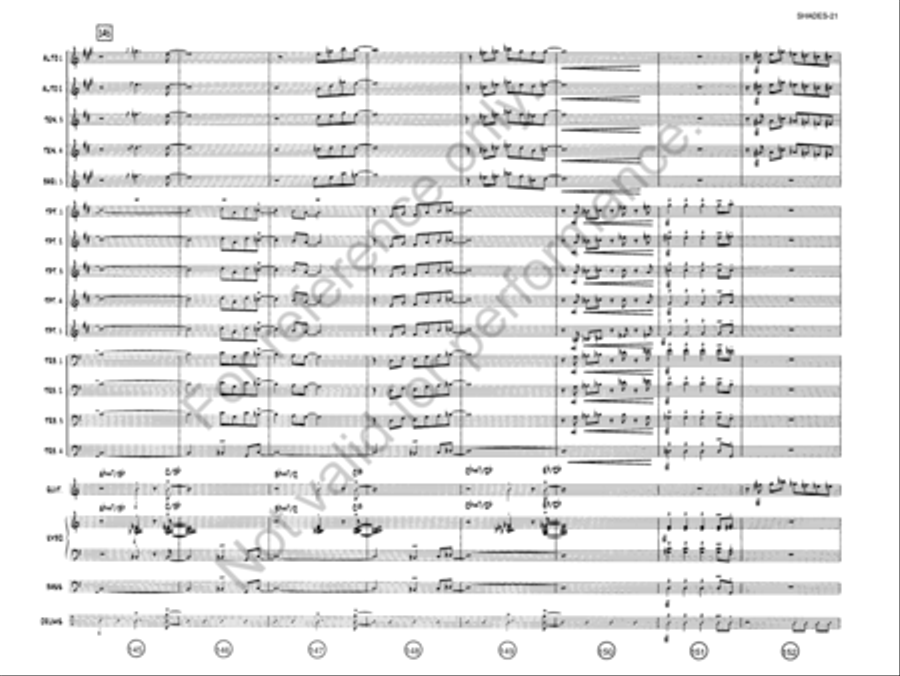 Shades On, Roof Down! Jazz Ensemble scores gallery preview page 20