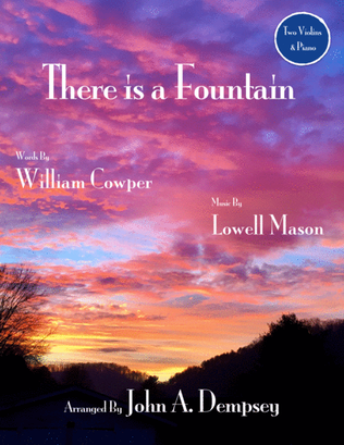 Book cover for There is a Fountain (Trio for Two Violins and Piano)