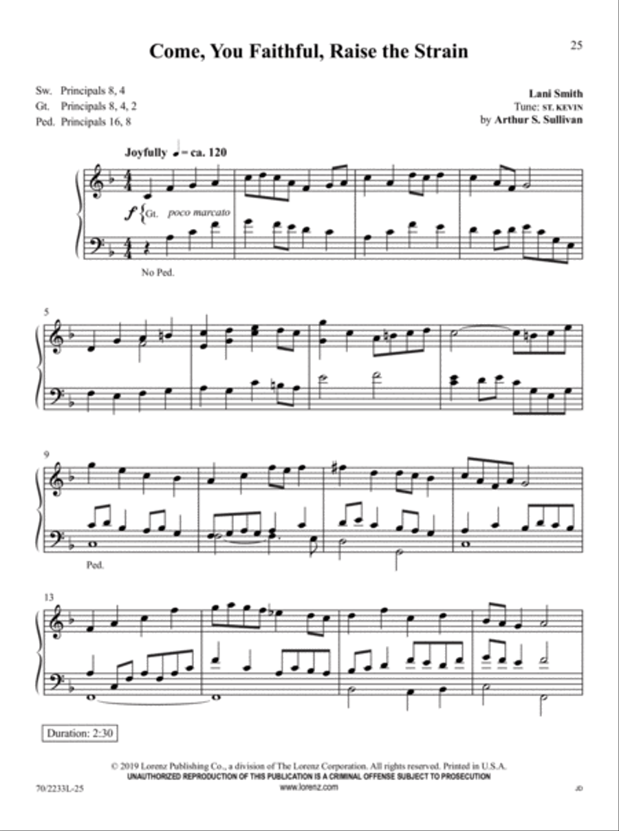 Easy Organ Library, Vol 67 Organ Solo scores gallery preview page 13