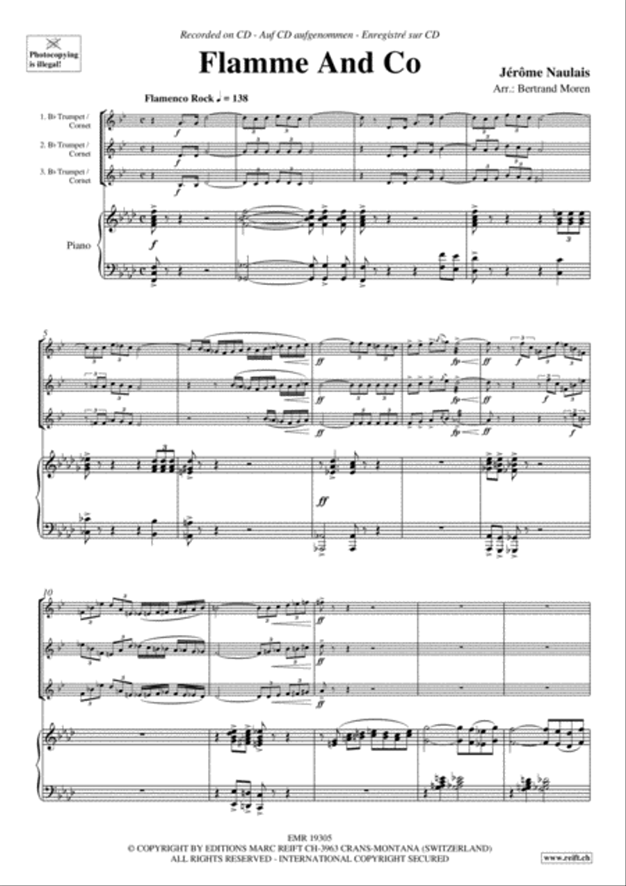 Flamme & Co Flamme & Co Trumpet Trio scores gallery preview page 4
