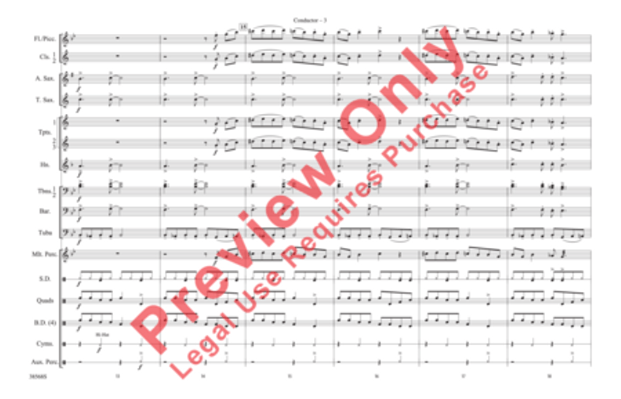 Gimme Some Lovin' Gimme Some Lovin' Marching Band scores gallery preview page 4