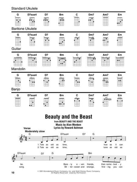 Disney Songs – Strum Together by Various Banjo - Sheet Music