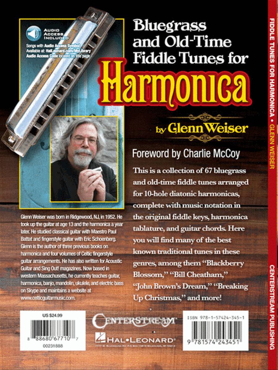 Bluegrass and Old-Time Fiddle Tunes for Harmonica