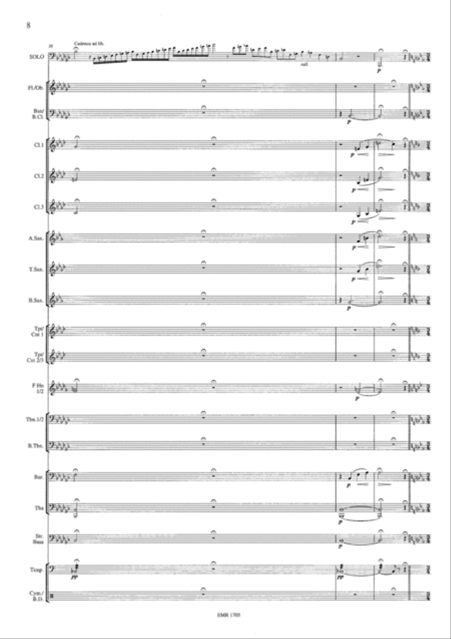 Morceau Symphonique Concert Band scores gallery preview page 9