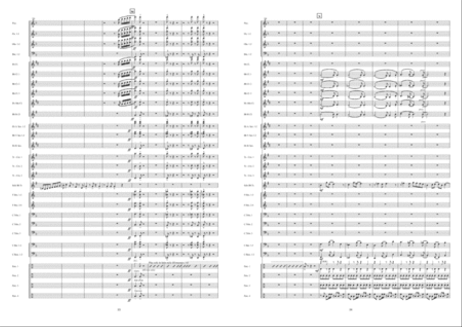 Charanga For Trumpet Concert Band scores gallery preview page 15