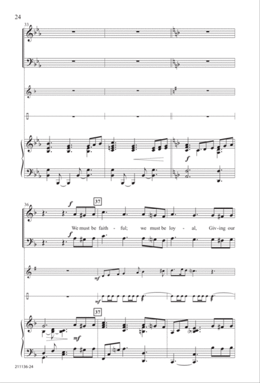Marching to Zion 4-Part scores gallery preview page 30