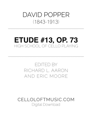 Popper (arr. Richard Aaron): Op. 73, Etude #13