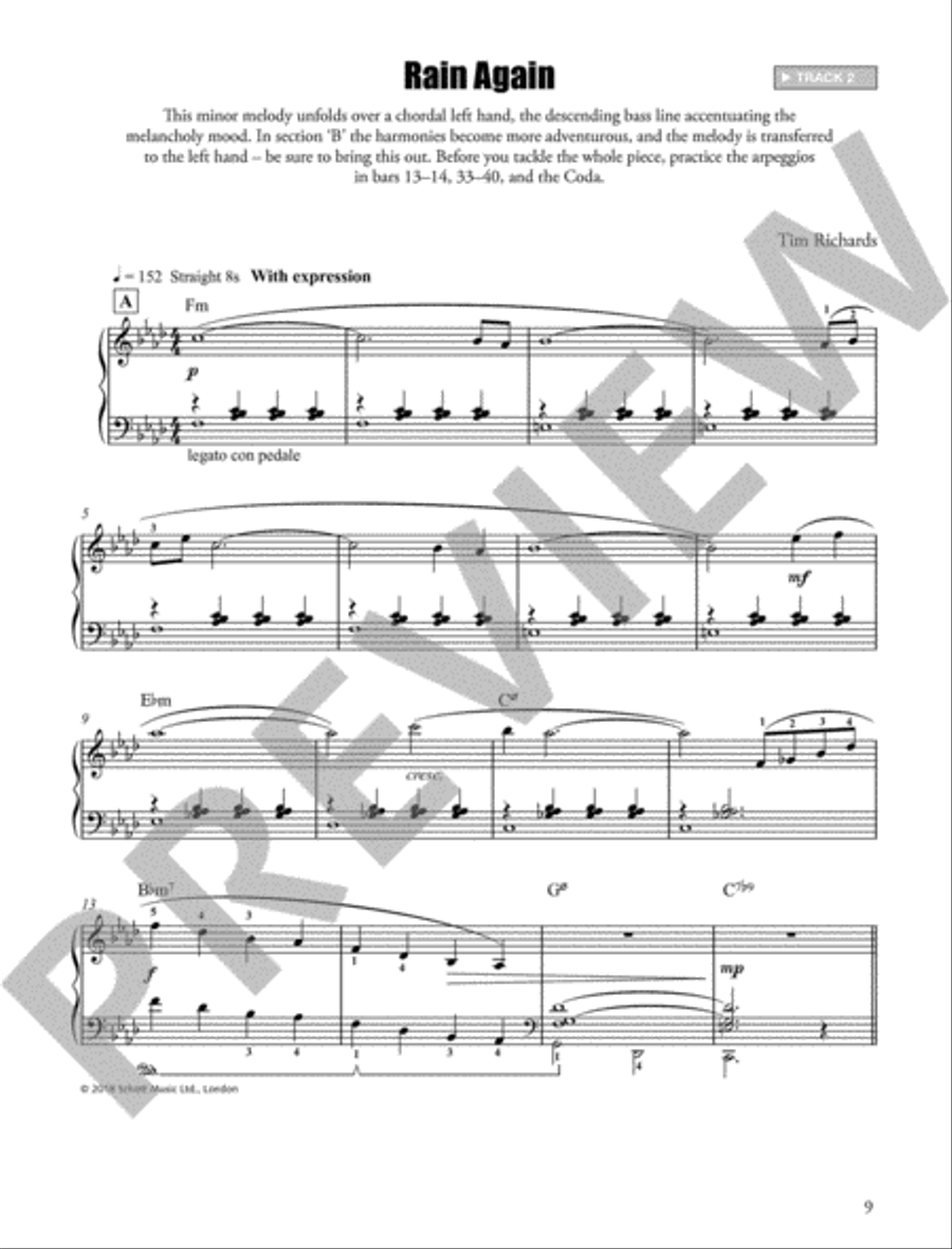 Jazz, Latin and Modern Collection Piano Solo scores gallery preview page 5