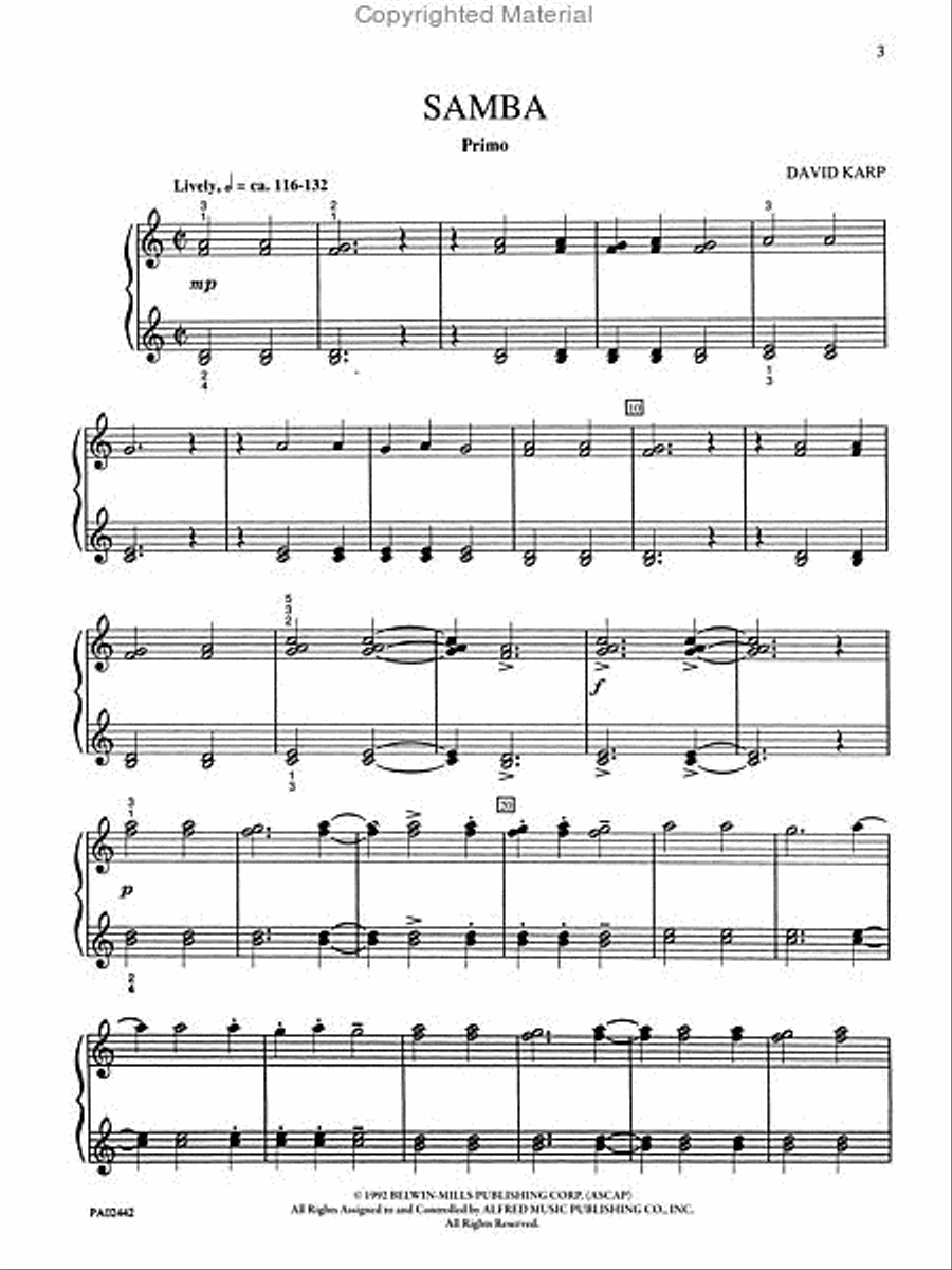 Samba Small Ensemble scores gallery preview page 3
