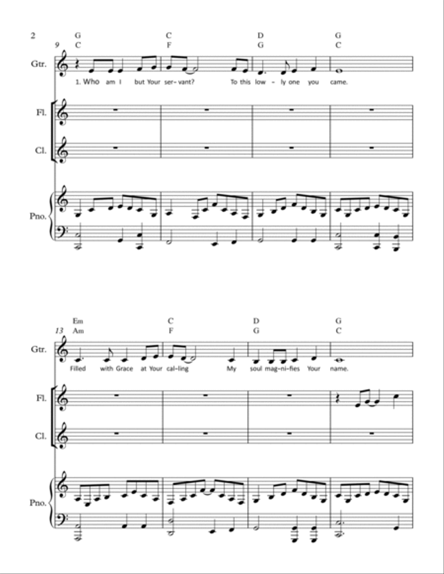Canticle for Mary Small Ensemble scores gallery preview page 2
