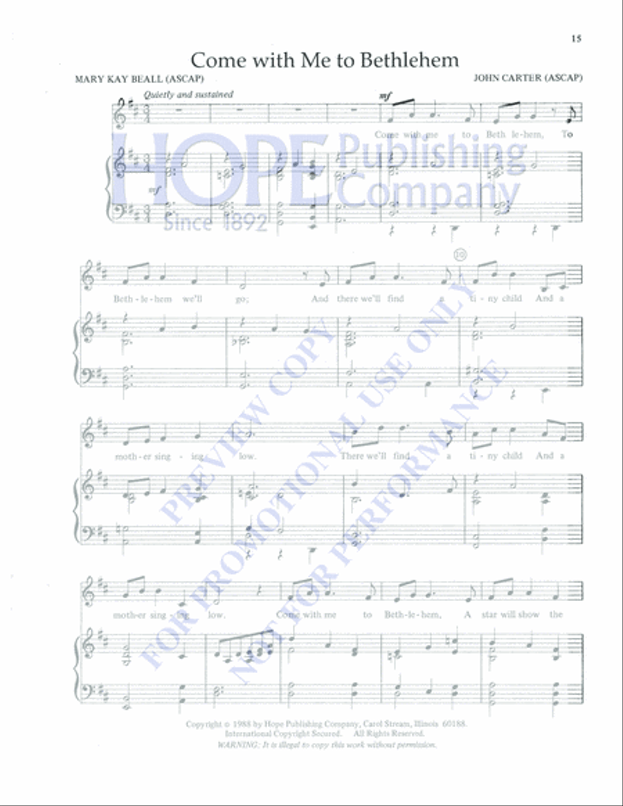 Come with a Singing Heart Voice Solo scores gallery preview page 19