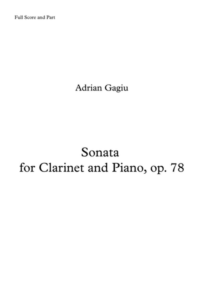 Clarinet Sonata, op. 78 image number null