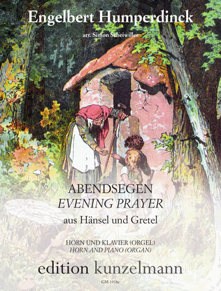 Book cover for Evening prayer from Hansel and Gretel, Version for horn and piano or organ