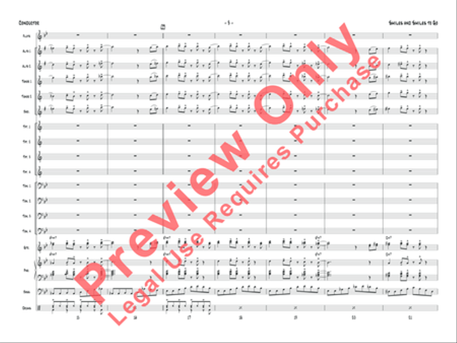 Smiles and Smiles to Go Jazz Ensemble scores gallery preview page 4